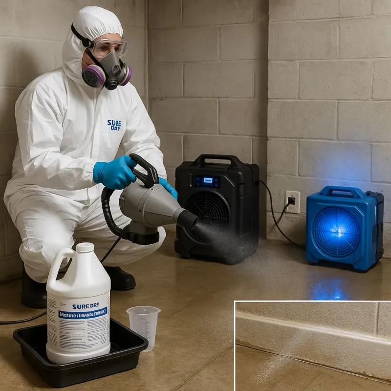 Sanitization and Odor Removal process in Forest Park, OK